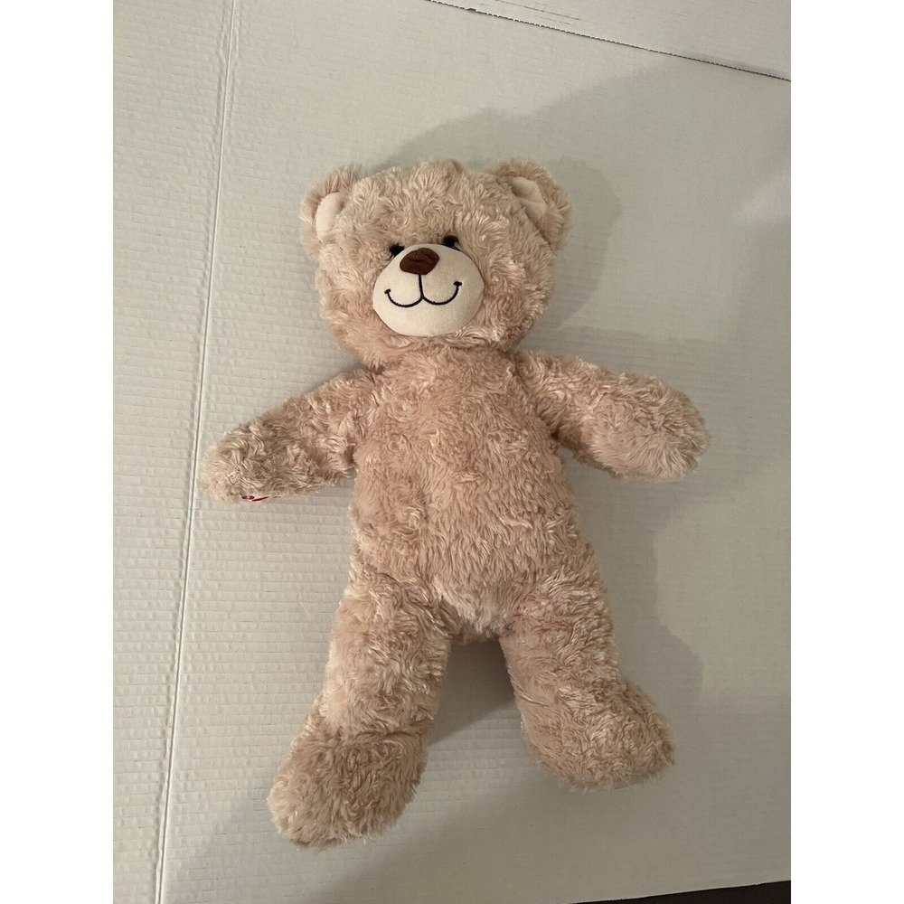 Build A Bear Tan Swirl Happy Hugs Cream Light Brown Teddy Bear Plush 16" BAB